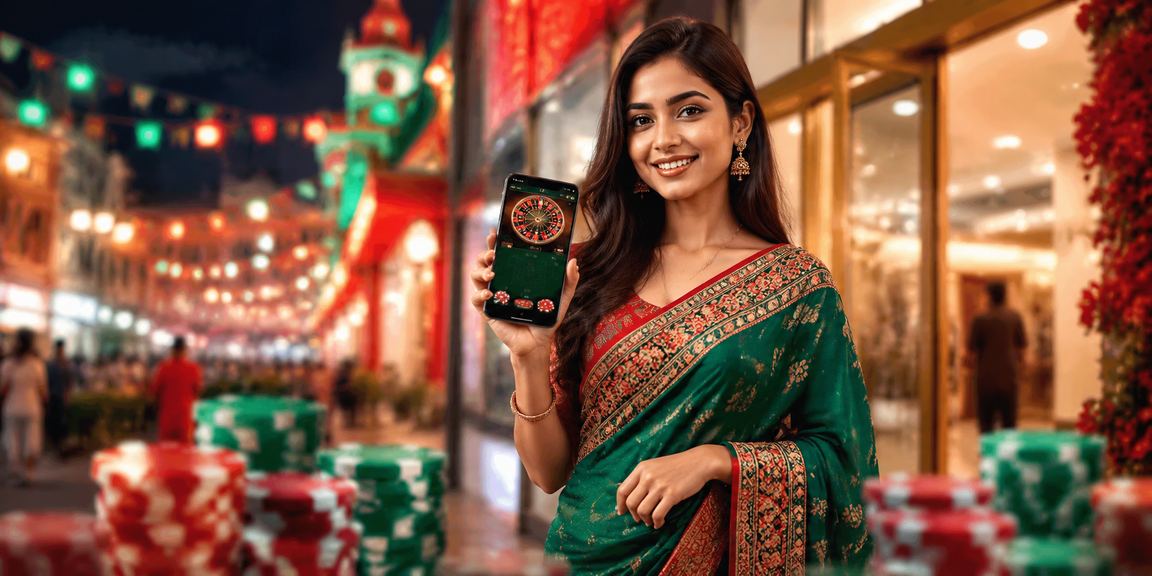 ময়মনসিংহ ক্যাসিনো মোবাইল অ্যাপ লাল সবুজ থিমে